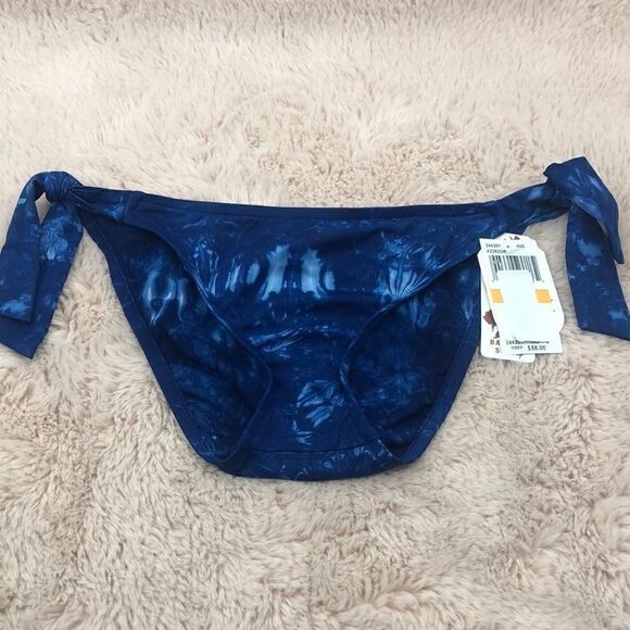 Lucky Brand Other - Lucky Brand blue tie dye adjustable tie bikini for beach or vacation